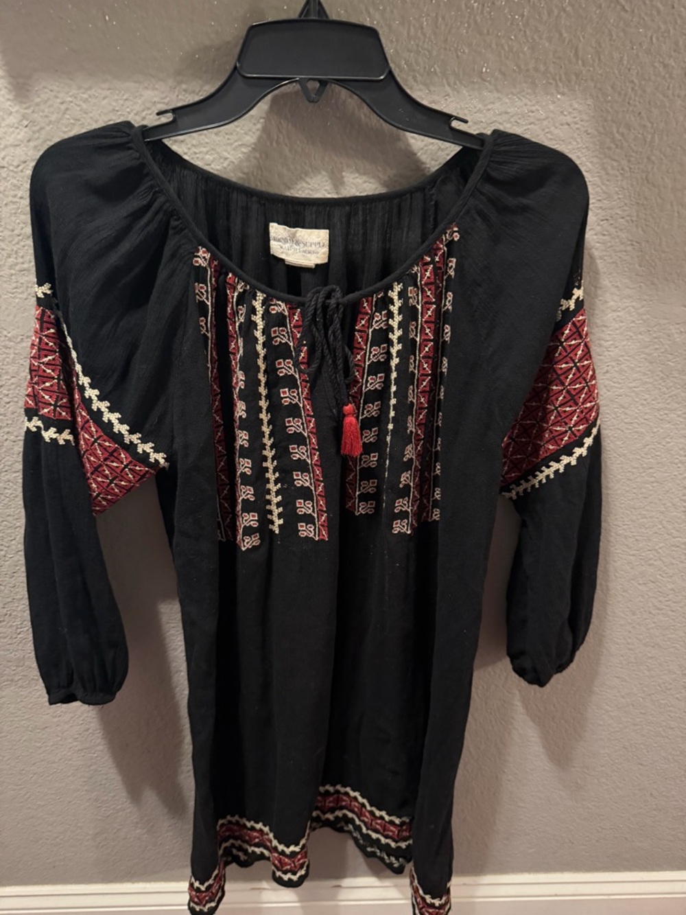 Denim & Supply Ralph Lauren Boho embroidered mini dress festival size small